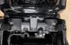 Elite Performance Machine Lightweight Gas Tank Mount Suzuki Hayabusa (22-25), black metal mount secured to the motorcycle's frame.