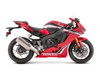 Dynojet Power Commander Honda CBR1000RR (17-19), red sport motorcycle with black and white accents and large exhaust pipe.