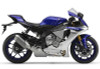 Dynojet Power Commander 6 Yamaha YZF-R1 (15-19), motorcycle with a sleek blue and white body, sporty design, and advanced exhaust system. Dynojet Power Commander 6 Yamaha YZF-R1 (15-19), motorcycle with a sleek blue and white body, sporty design, and advanced exhaust system.