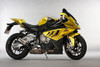 Dynojet Power Commander 6 BMW S1000RR (10-14), yellow racing motorcycle with black accents and custom bike parts. Dynojet Power Commander 6 BMW S1000RR (10-14), yellow racing motorcycle with black accents and custom bike parts.