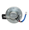 Quantum Fuel Systems Quantum Direct OEM Replacement Fuel Pump, Suzuki Hayabusa 2008-2012, metallic with wiring and connector.