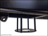DME Aluminum Swingarm Kawasaki ZX10R (21-25), sleek black motorcycle swingarm mount for enhanced bike performance.