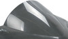 Zero Gravity Double Bubble Windscreen Suzuki Hayabusa (08-20), close-up view of the aerodynamic double bubble windscreen on a motorcycle.