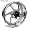 Coremoto Apex-6 Forged Aluminum Wheels Suzuki GSXR600/750 (11-26), image showing a shiny, metallic forged aluminum motorcycle wheel with a sleek, modern design suitable for Suzuki GSXR600/750 models from 2011 to 2025.