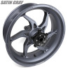 Coremoto Apex-6 Forged Aluminum Wheels Yamaha MT10/FZ10 (15-24), Satin Gray motorcycle wheel.