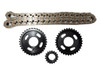 Schnitz Racing Schnitz HD Cam Chain Conversion Kit Kawasaki ZX-14R (12-25), includes a metal chain and black sprockets for motorcycle cam chain upgrade.