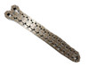 Schnitz Racing Replacement Cam Chain for Schnitz Cam Chain Upgrade Kit Kawasaki ZX-14R, detailed image of the metal engine component chain. Schnitz Racing Replacement Cam Chain for Schnitz Cam Chain Upgrade Kit Kawasaki ZX-14R, detailed image of the metal engine component chain.