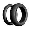 Dunlop Dragmax Front Tire 110/60ZR17, black motorcycle front tires with tread pattern for high performance.