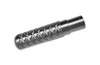 DME Replacement Foot Peg, metal motorcycle foot peg with a textured, diamond-patterned grip surface for enhanced foot stability.
