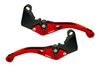Vortex V3 Race Levers Suzuki GSXR750 (11-24) GSXR600 (11-24), Red and Black Adjustable Motorcycle Brake and Clutch Levers for Suzuki GSXR models.