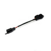Ryan Schnitz Racing RSR Fuel Pump Jumper Harness for OEM Wiring Harness Kawasaki ZX-14R (06-25), black electrical wire with connectors on both ends for fuel pump connection.