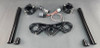 VooDoo Top Triple Tree Complete Kit Suzuki GSXR1000 2017-2026, motorcycle front end part including triple clamp, handlebar risers, and mounting hardware.