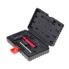 Vortex Racing Chain Tool, compact black toolkit with red and silver tools inside a foam-padded case.