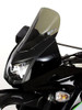 Zero Gravity Double Bubble Windscreen Kawasaki KLR650, motorcycle windshield with doubled bubble design for improved aerodynamics and rider protection.