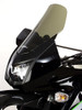 Zero Gravity Sport Touring Windscreen Kawasaki KLR650, motorcycle windscreen mounted on a Kawasaki KLR650 motorcycle.