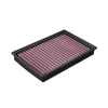 DNA Filters DNA Air Filter BMW S1000RR / HP4 Air Filter (09-19), rectangular air filter with pink pleated filter media and black frame.