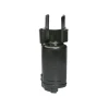Quantum OEM Replacement Motorcycle Fuel Pump, black fuel pump for Suzuki Hayabusa (01-07) with Quantum logo on the body.