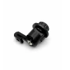 MWP Keyless Trunk Knob Suzuki Hayabusa (99-21), black keyless trunk knob for Suzuki Hayabusa motorcycle with mounting hardware.