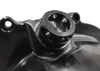 VooDoo Motorcycle Components OPEN BOX VooDoo Quick Access Clutch Cover Kawasaki ZX-14R (06-25), close-up view of the black clutch cover with a circular opening and mounting holes.