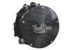 VooDoo Motorcycle Components *OPEN BOX VooDoo Quick Access Clutch Cover Kawasaki ZX-14R (06-25), black clutch cover with VooDoo logo and mounting screws.