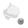 Quantum OEM Replacement Motorcycle Fuel Pump housing with regulator, designed for Suzuki Hayabusa (13-20), featuring a durable white housing and metallic regulator component.
