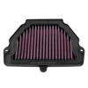 DNA Filters DNA Air Filter CFMOTO 675SS (25-26), a black rectangular automotive air filter with purple pleated filter media and mounting holes.