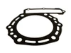 Schnitz Racing Schnitz Head Gasket Kawasaki KLR650, black engine head gasket with multiple holes and an attached gasket ring for motorcycle engine sealing.