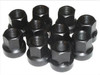APE Cylinder Head Nuts, set of black steel nuts with threaded interior for engine maintenance.
