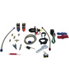 NX V-Twin Piranha Wet Nitrous Kit, automotive nitrous oxide system components including hoses, nozzles, wires, and control valves.