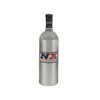 NX Nitrous Bottle, a sleek silver cylindrical bottle used for storing nitrous oxide for automotive performance enhancement.