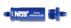 NOS In-Line Hi-Flow Nitrous Filter, 4an, Blue - a high-performance blue nitrous oxide filter with 4an fittings for automotive nitrous systems. NOS In-Line Hi-Flow Nitrous Filter, 4an, Blue - a high-performance blue nitrous oxide filter with 4an fittings for automotive nitrous systems.