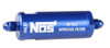 NOS In-Line Hi-Flow Nitrous Filter, 4an, Blue - a high-performance blue nitrous oxide in-line filtration system with 4an fittings for automotive use. NOS In-Line Hi-Flow Nitrous Filter, 4an, Blue - a high-performance blue nitrous oxide in-line filtration system with 4an fittings for automotive use.