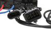 NOS 2 Stage Mini Nitrous Controller, close-up of black electrical connectors with multiple pins for vehicle wiring.