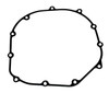 Cometic Clutch Cover Gasket Kawasaki ZX14R (06-26), black rubber gasket for clutch cover sealing.