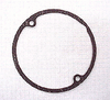 Cometic Point Cover Gasket Kawasaki KZ900-KZ1000, round gasket with cutouts for mechanical sealing.