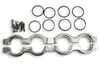 RCC Throttlebody Clamp Suzuki Hayabusa (08-20), motorcycle throttle body clamp kit with metal clamp, rubber O-rings, and bolts for secure fitment