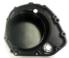 MTC Quick Access Clutch Cover Suzuki GSXR1000 (01-08), black clutch cover with mounting holes and internal gear mechanism.