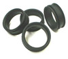 Schnitz Racing Schnitz Velocity Stacks Suzuki Hayabusa (08-20), set of four black velocity stacks with rubber mounting rings.