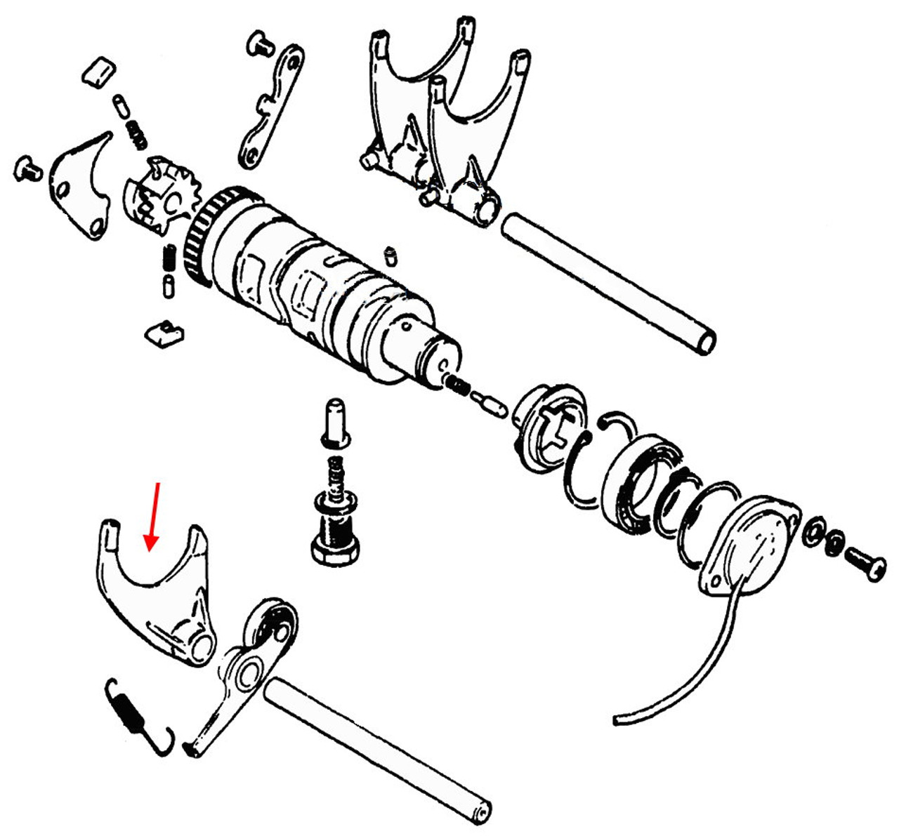 Suzuki OEM Large Shift Fork GS1100-GS1150