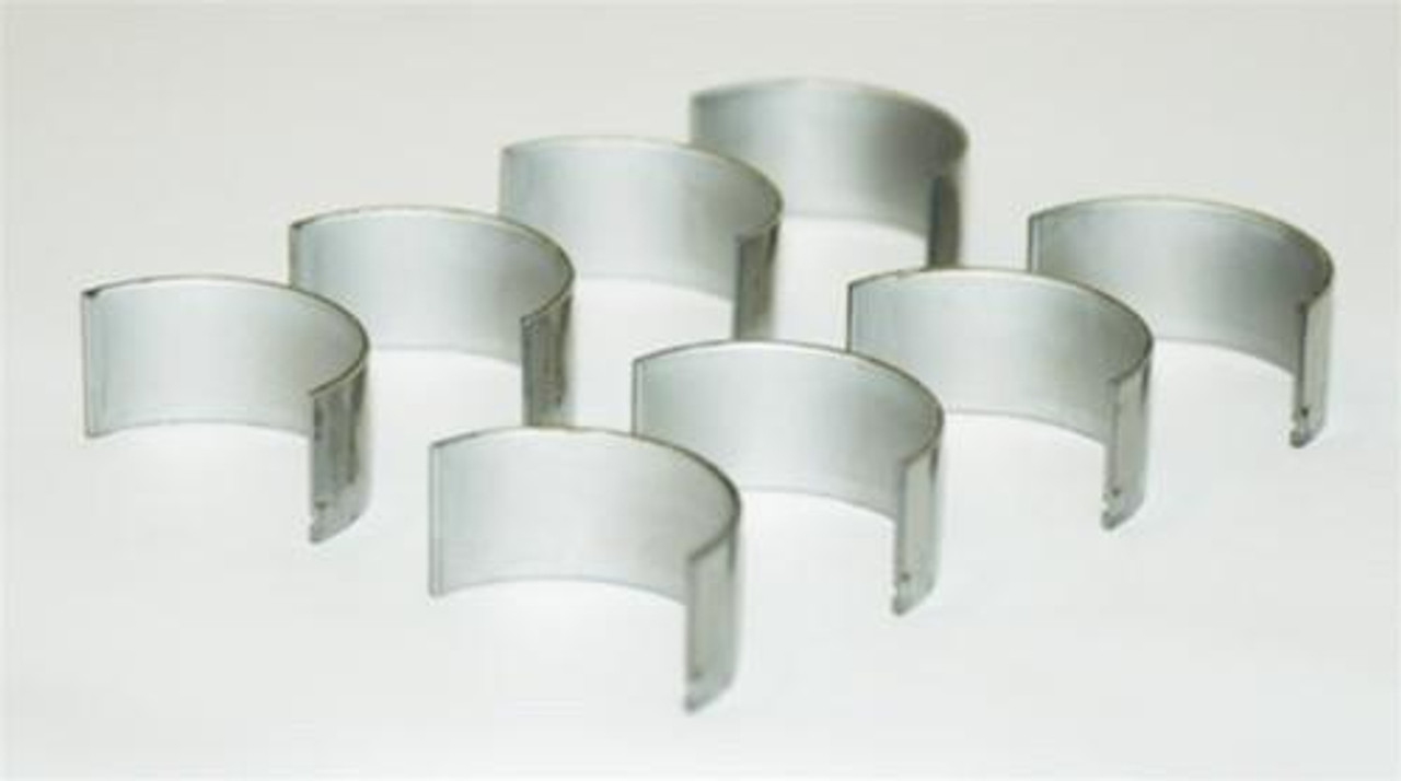 Kawasaki OEM Crank Main Bearings Journal 2-4 Kawasaki ZX14 (12-25), image showing a set of ten metallic engine bearing shells arranged in a semi-circular pattern.
