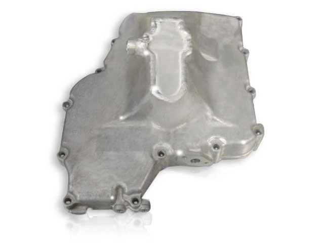 Schnitz Racing Schnitz Modified Low Profile Oil Pan for Suzuki GSX1300R Hayabusa (99-20), silver engine oil pan with multiple mounting points.