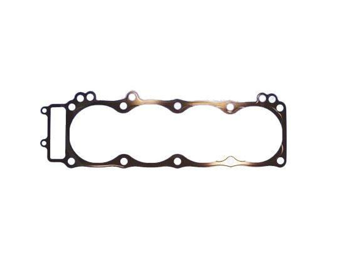 Cometic Base Gasket Kawasaki ZX12 (00-05), engine gasket with an elongated oval shape and multiple bolt holes.