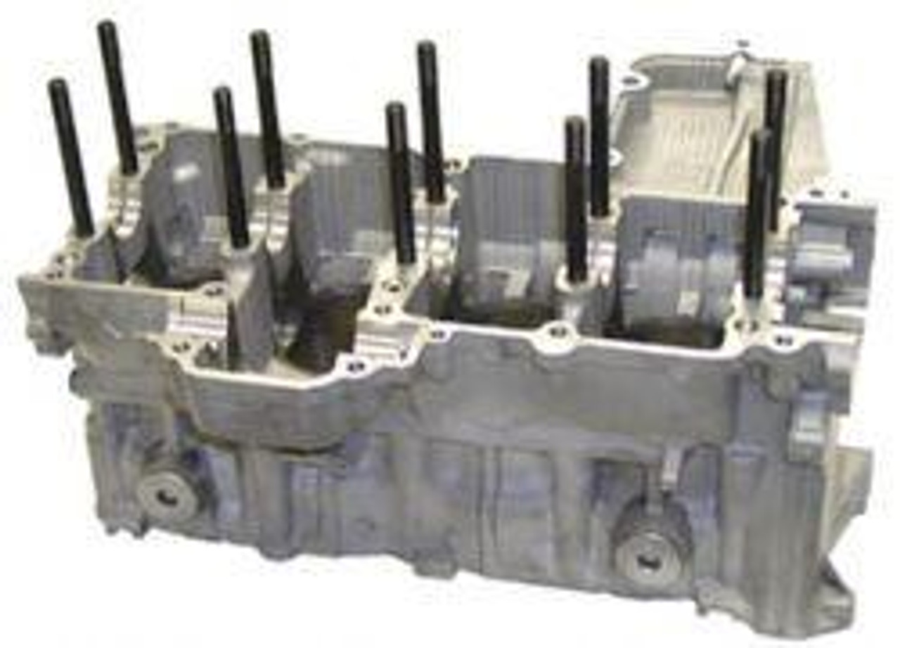 APE Main Bearing Studs Suzuki GSXR1100 (86-92), image of engine component with metal studs and engine block.