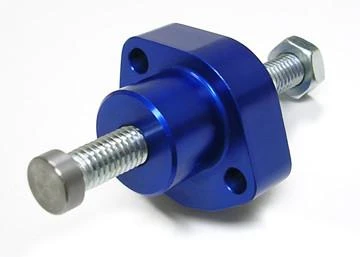 APE Manual Cam Chain Tensioner Suzuki GSXR1000 (03-08), GSXR750 (04-07), GSXR600 (04-07), blue color with metal components.