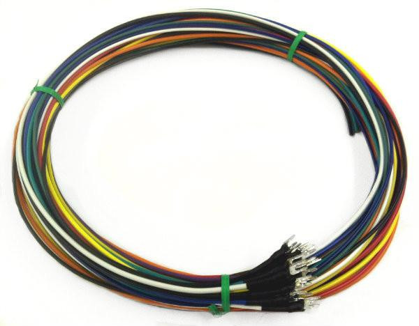 Schnitz Racing Schnitz Wiring Harness Top Gas Ignition, color-coded wiring harness with multiple wires and connectors for high-performance vehicle ignition system.