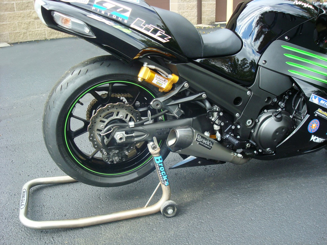 Kawasaki ZX14R Brocks CT Carbon and Titanium Exhaust - Schnitz Racing