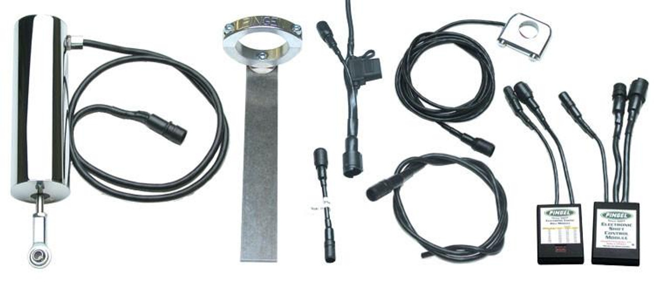 Pingel Easy Shift Electric Shifter Suzuki GSXR1000 (05-06), collection of electronic shifter components and wiring for motorcycle upgrade. Pingel Easy Shift Electric Shifter Suzuki GSXR1000 (05-06), collection of electronic shifter components and wiring for motorcycle upgrade.