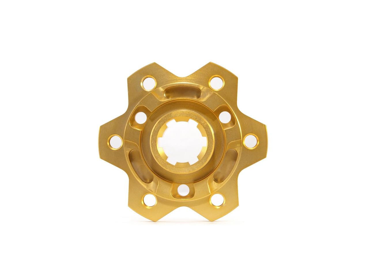 Brocks Performance Brocks Clutch Mod Suzuki Hayabusa (99-21), gold-colored clutch component with multiple mounting holes.