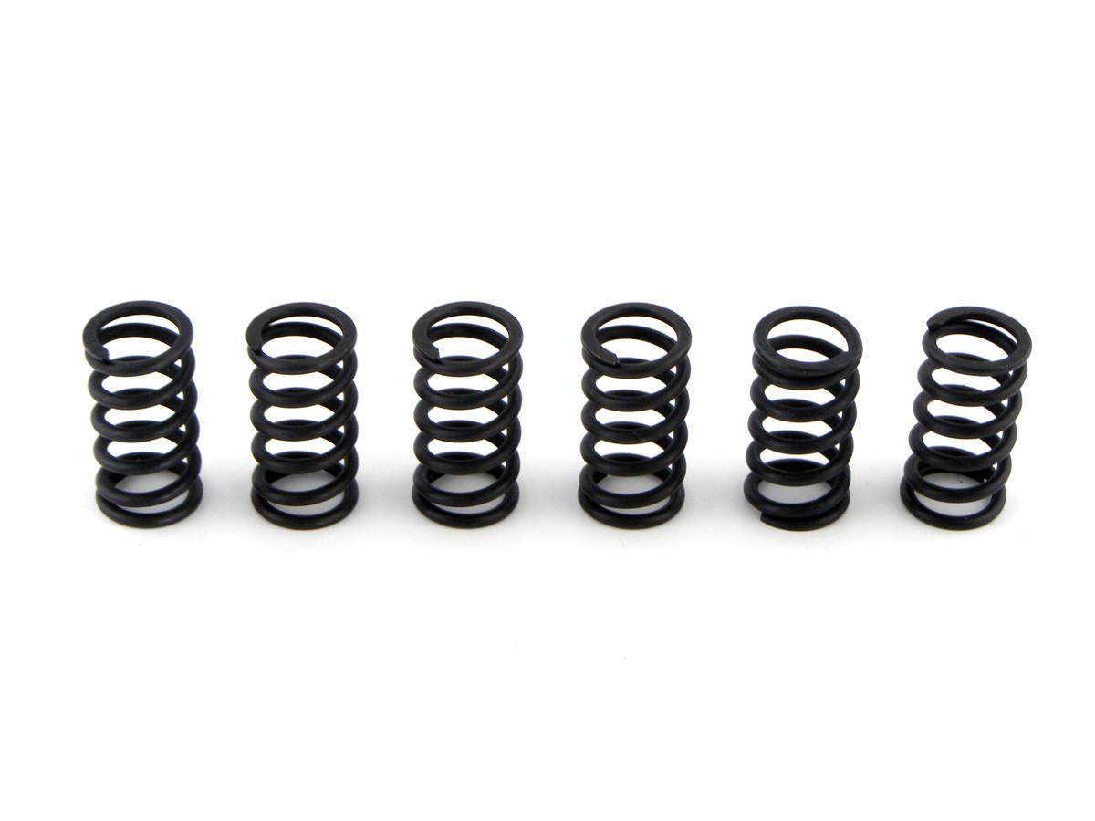 Brocks Performance Brocks Clutch Spring Kit Suzuki GSX1300R Hayabusa (99-07), image showing six black clutch springs arranged in a row.