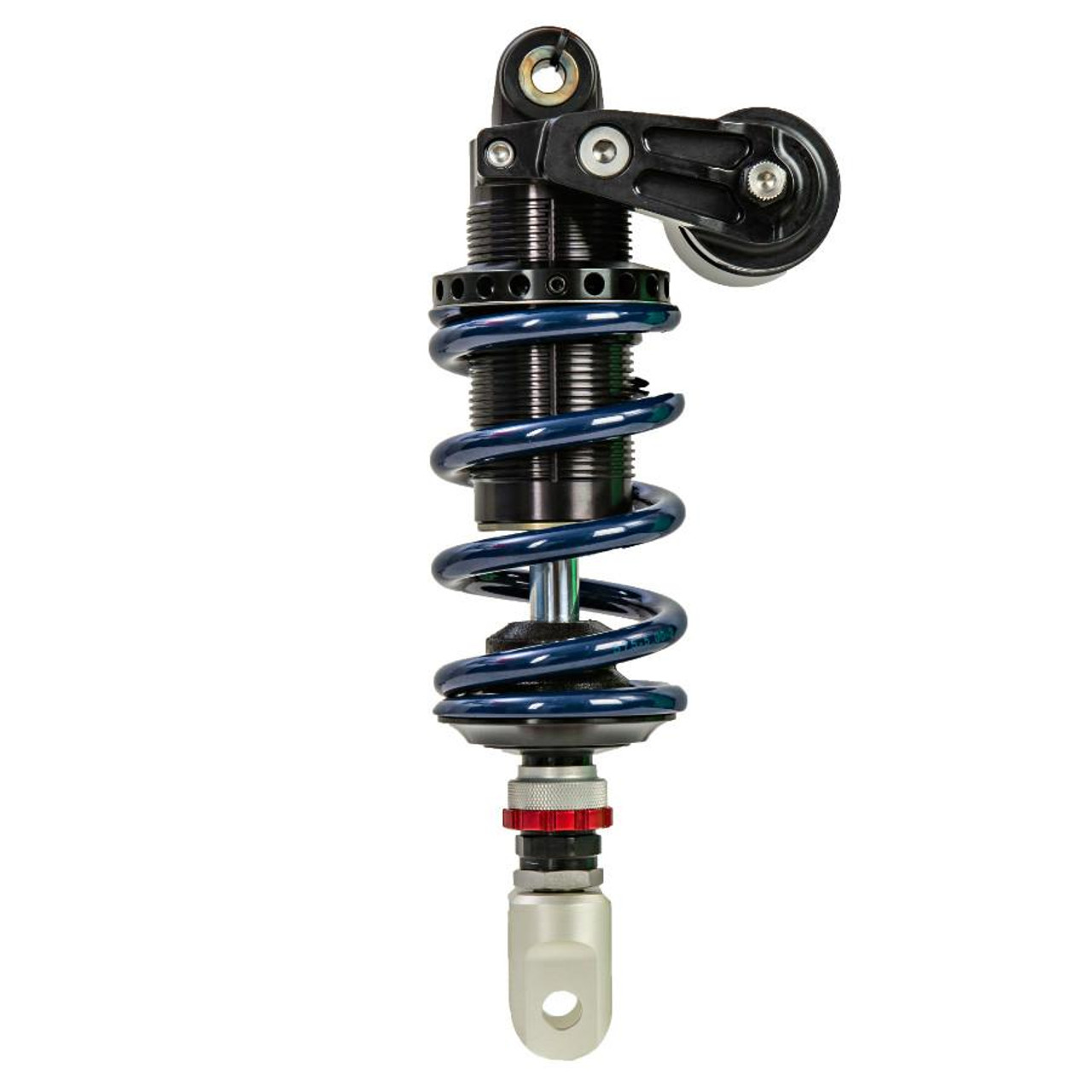 Penske Racing Shocks, Penske Triple Adjustable Drag Shock, high-performance automotive shock absorber with adjustable features and coil spring design.